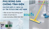 Vệ sinh và phủ bóng sàn Vinyl chống tĩnh điện: Giải pháp toàn diện từ Eco One Việt Nam